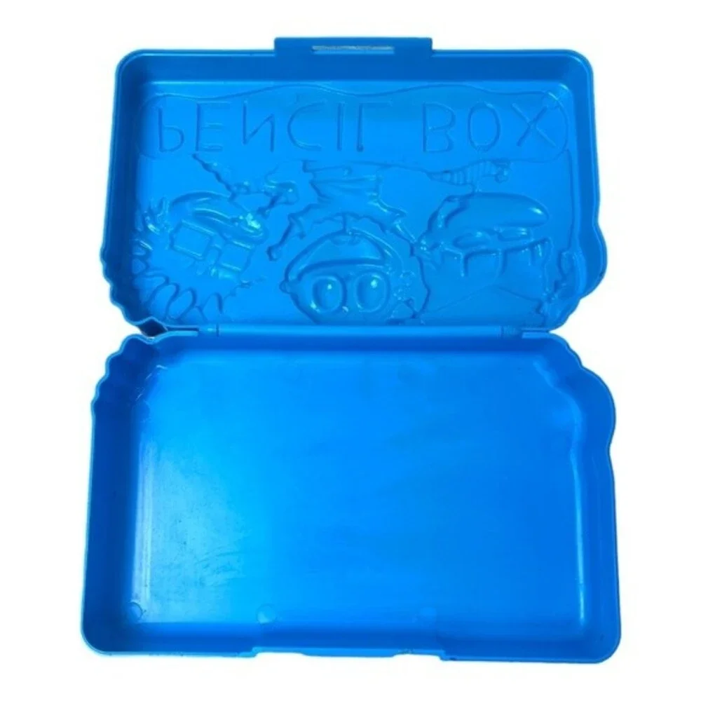 Vintage Rugrats 1998 Viacom Nickelodeon Hard Pencil Box Case Storage Container‎